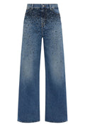 Miu Miu Embellished Wide-Leg Jeans