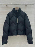FENDI Tonal Monogram Quilted Zip Jacket