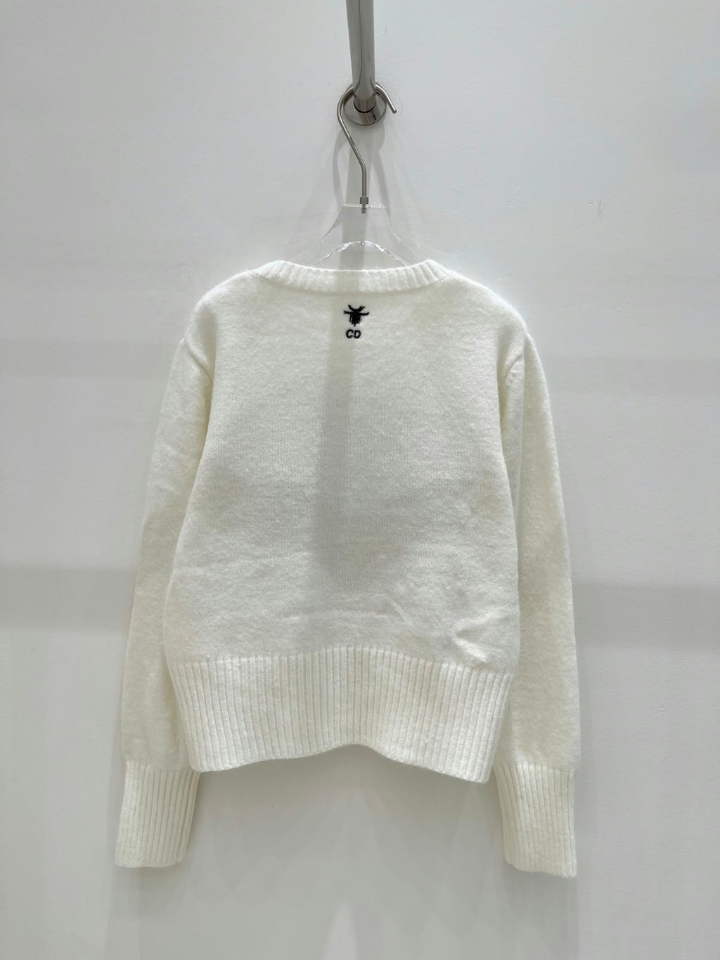 Dior Butterfly Motif Crew-Neck Sweater