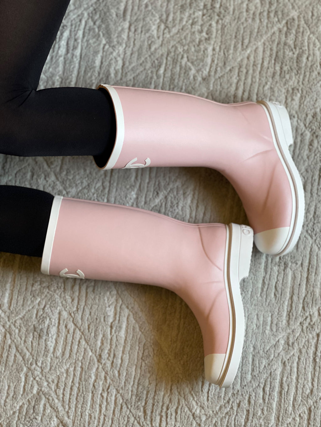 CHANEL CC-Logo Tall Boots