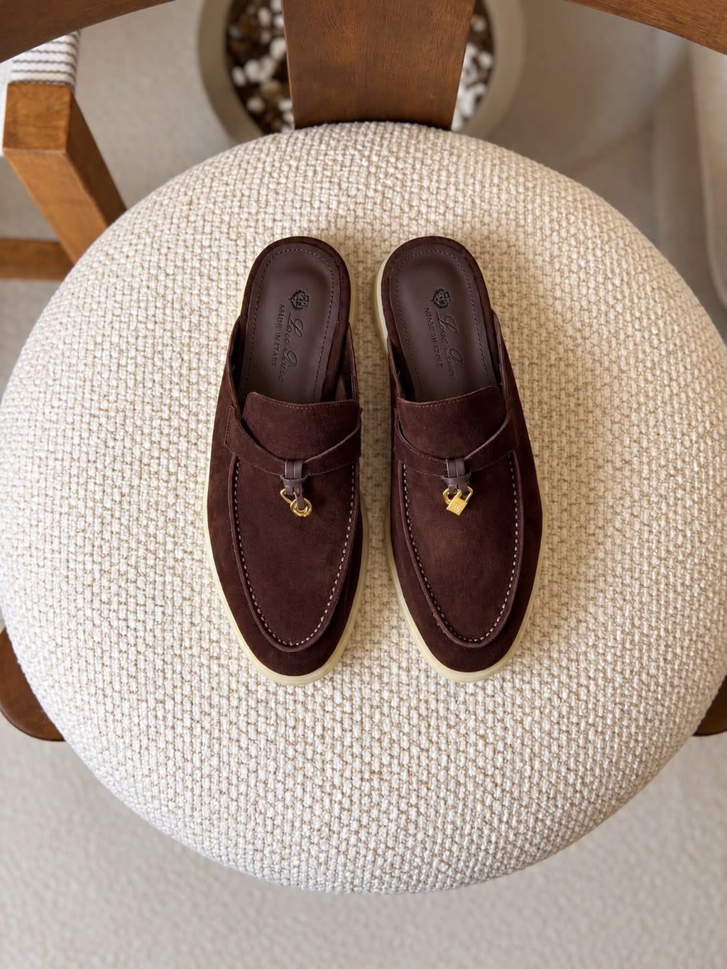 Loro Piana Charm Mule Loafers