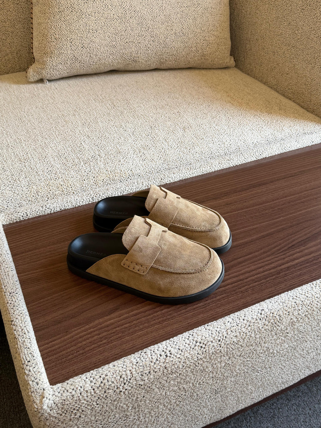 Hermes H-Strap Mule Loafers