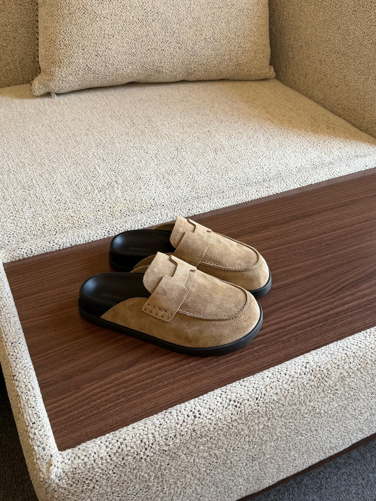 Hermes H-Strap Mule Loafers