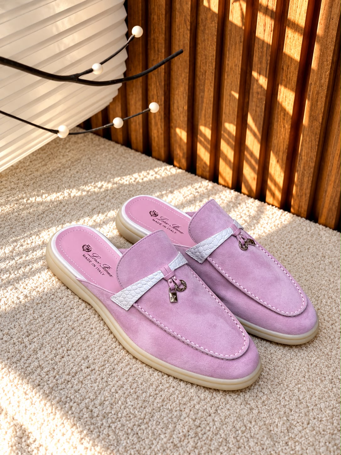 Loro Piana Pink Suede