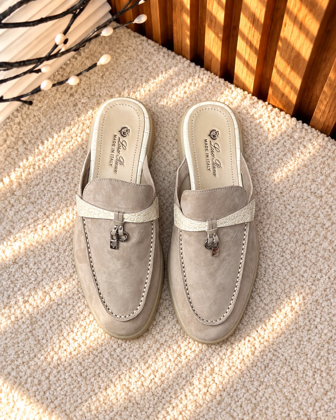 Loro Piana Pink Suede