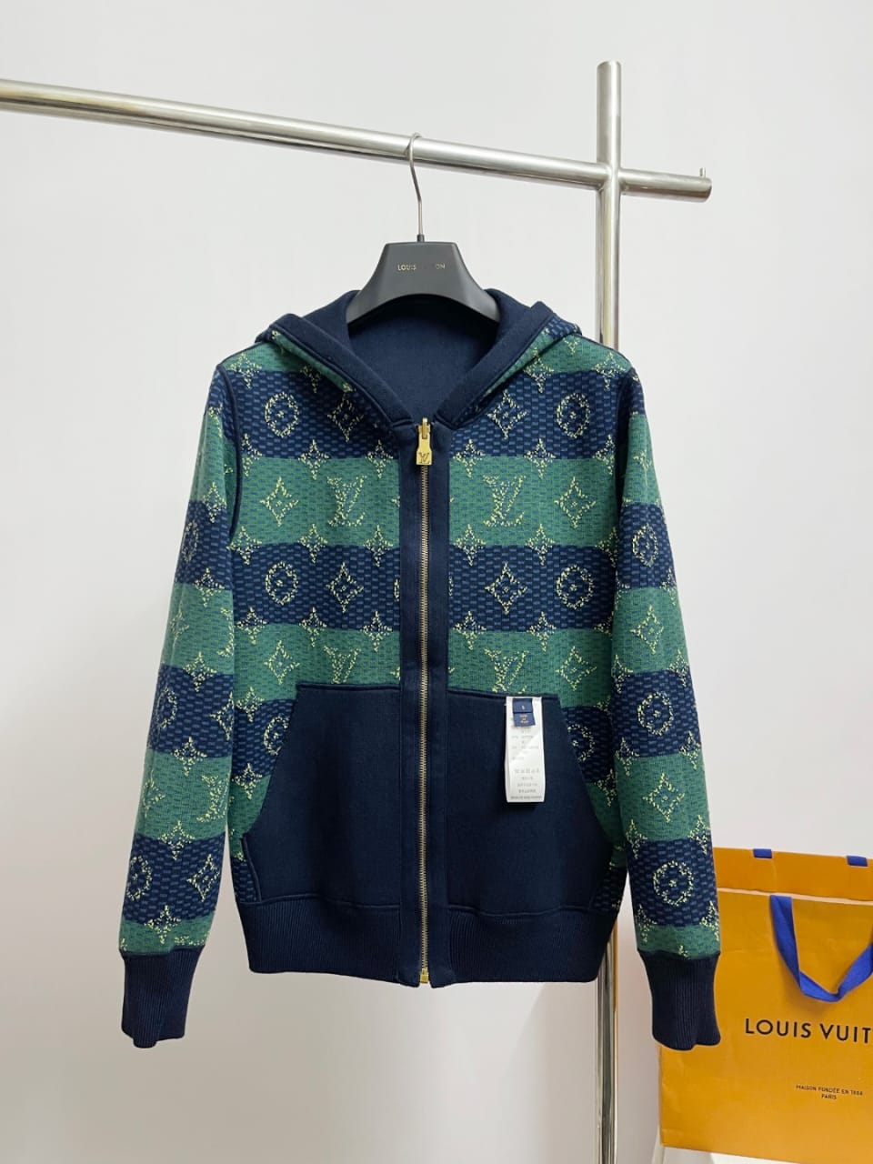 Louis Vuitton Men’s Reversible Zip Hoodie