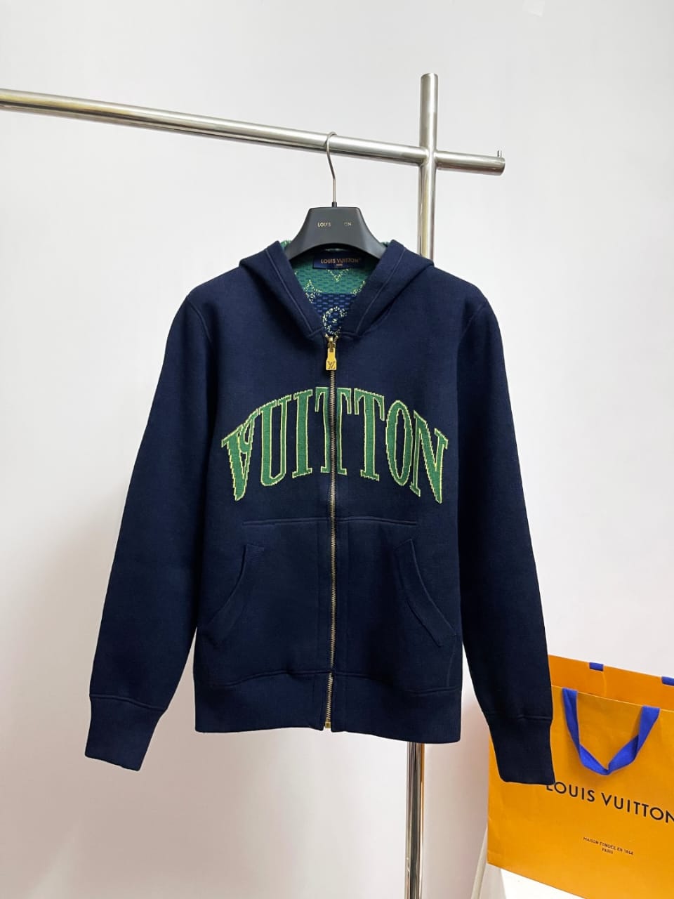 Louis Vuitton Men’s Reversible Zip Hoodie