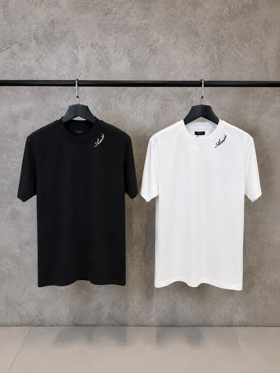 Amiri Men’s Signature Neck T-Shirt