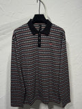 Chrome Hearts Men’s Brown Striped Polo