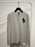Chrome Hearts Men’s Grey Henley