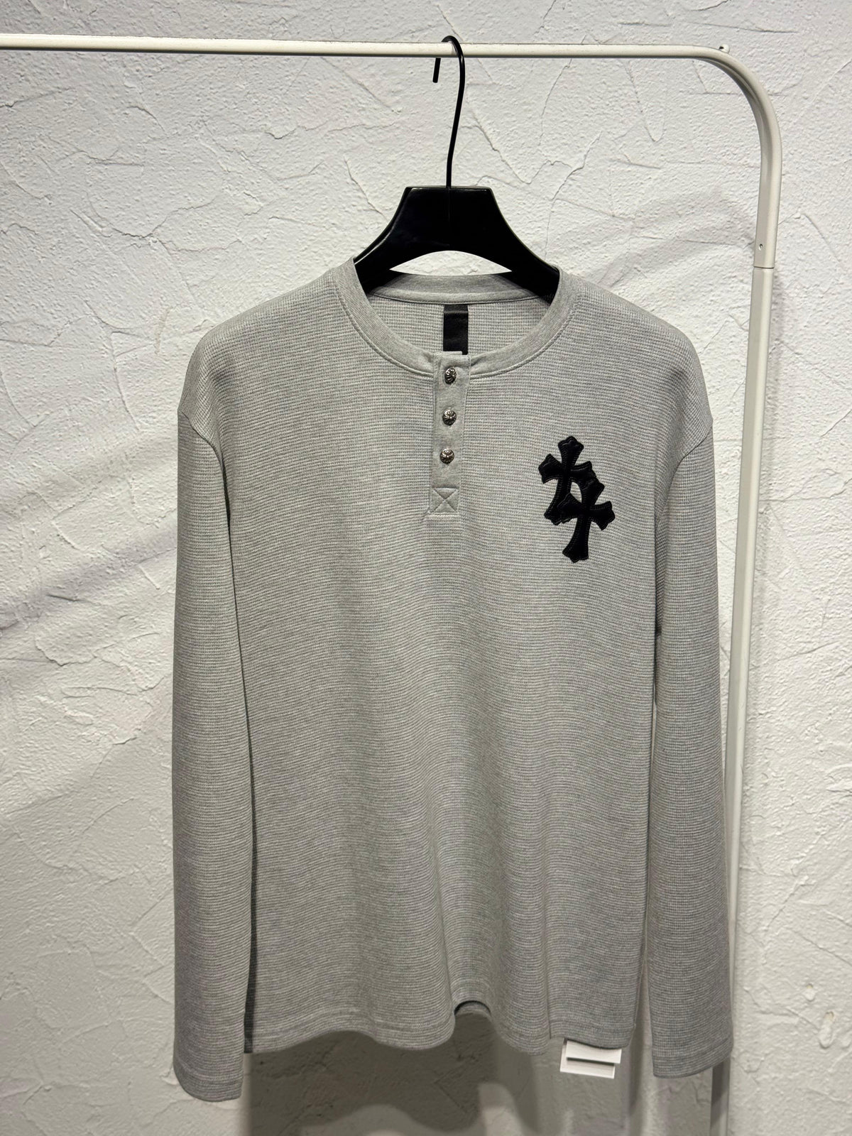 Chrome Hearts Men’s Grey Henley