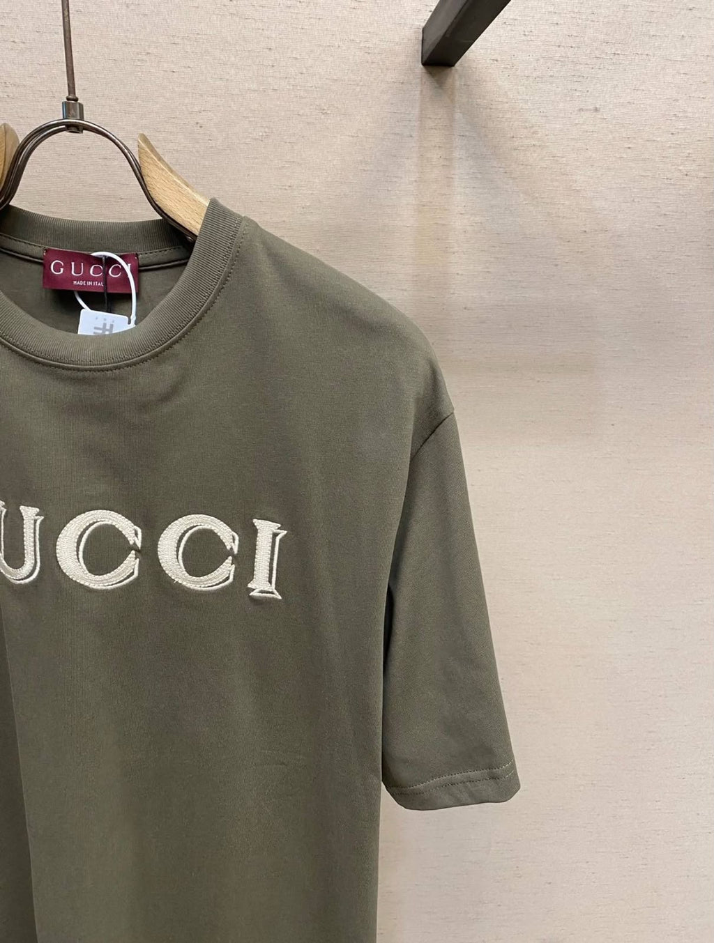 Gucci Olive Logo T-Shirt