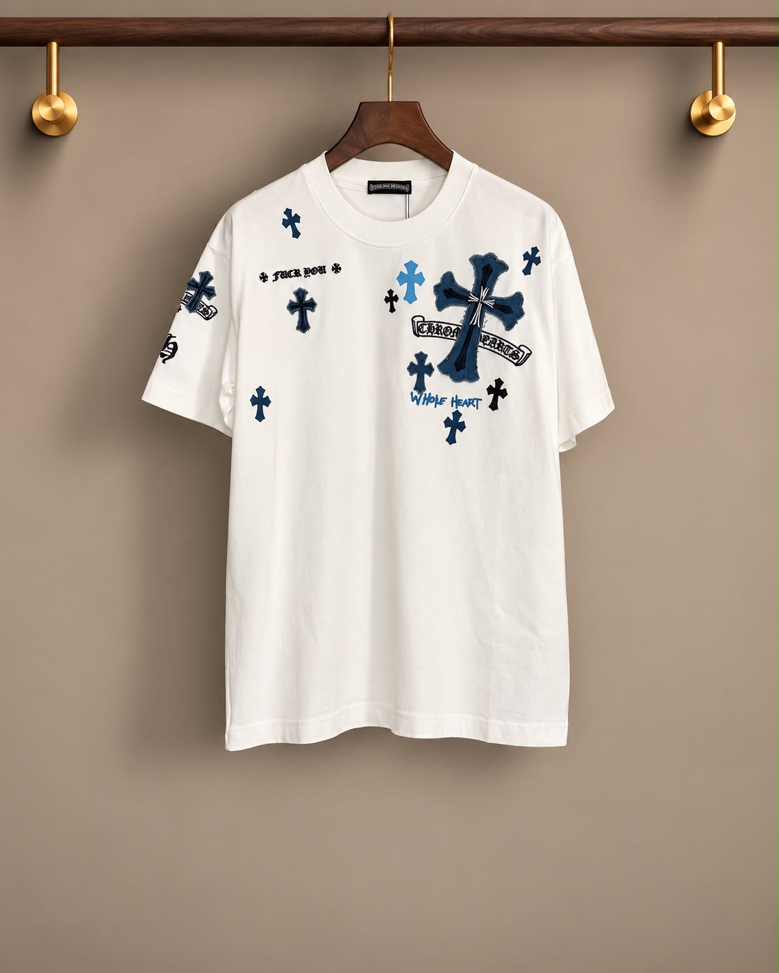 Chrome Cross Print T-Shirt