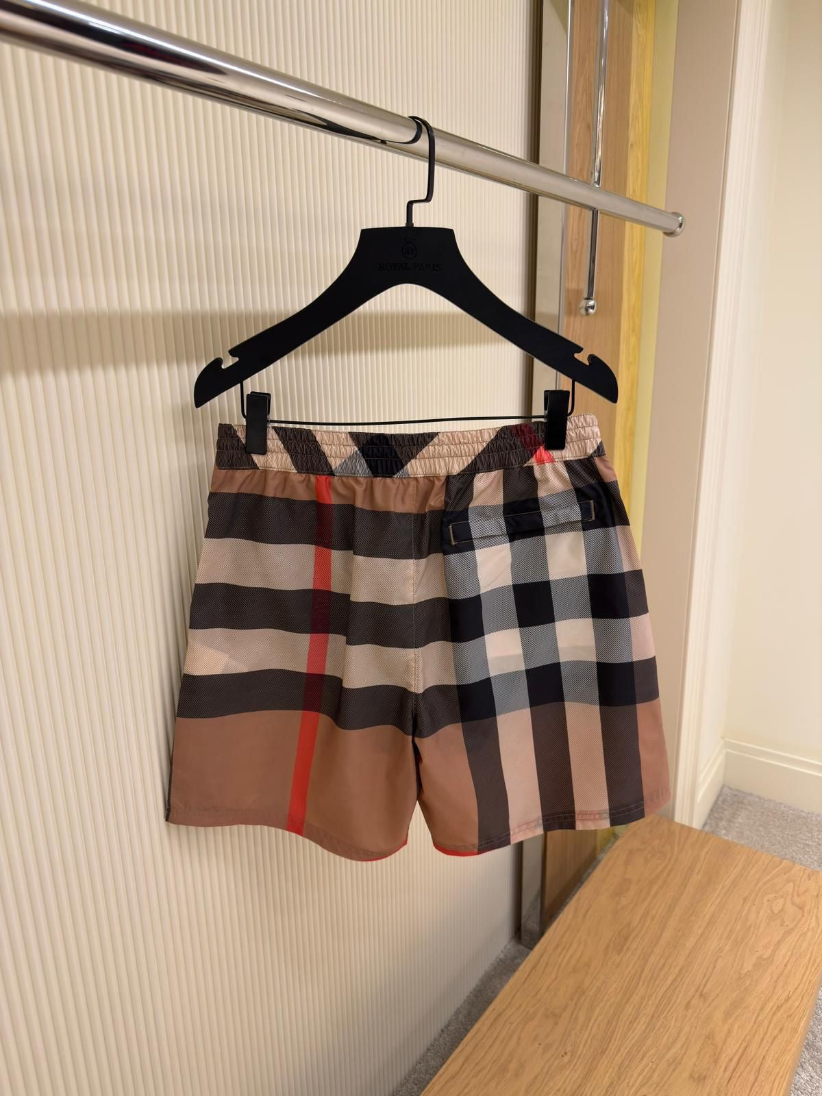 Burberry Checked Swim Shorts