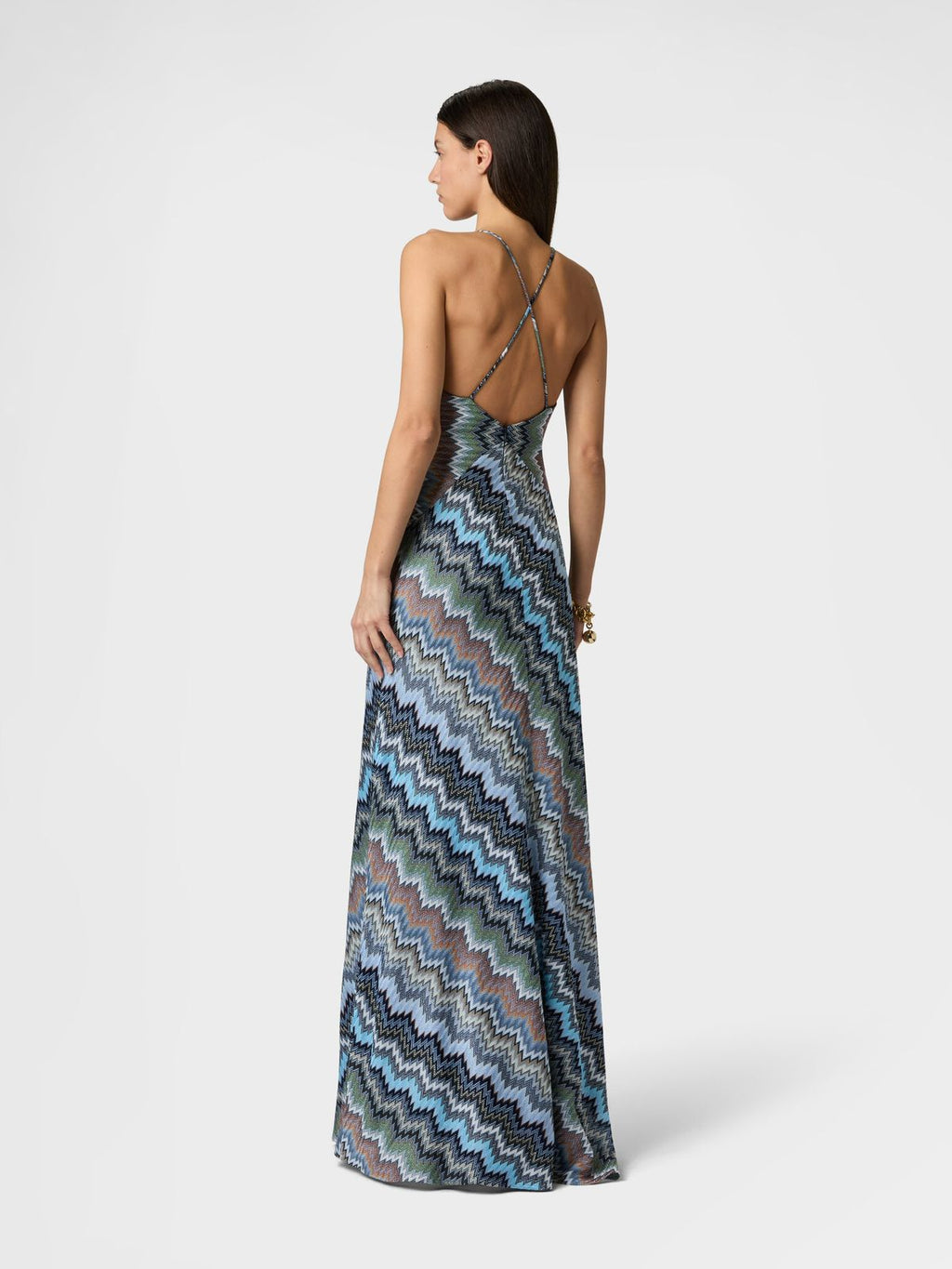Missoni Chevron Strap Maxi Dress