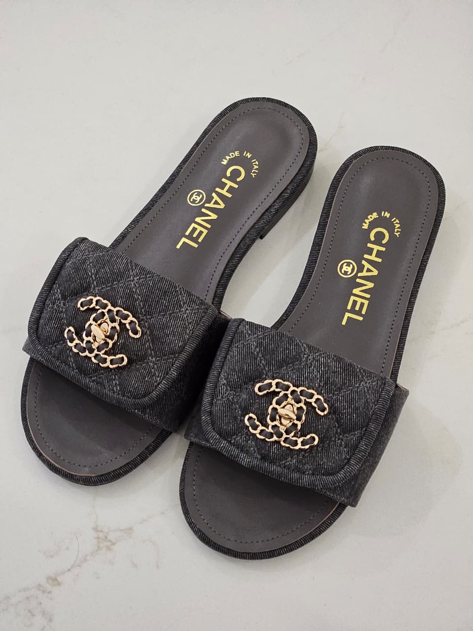 Chanel Lambskin Quilted Turnlock Flat
