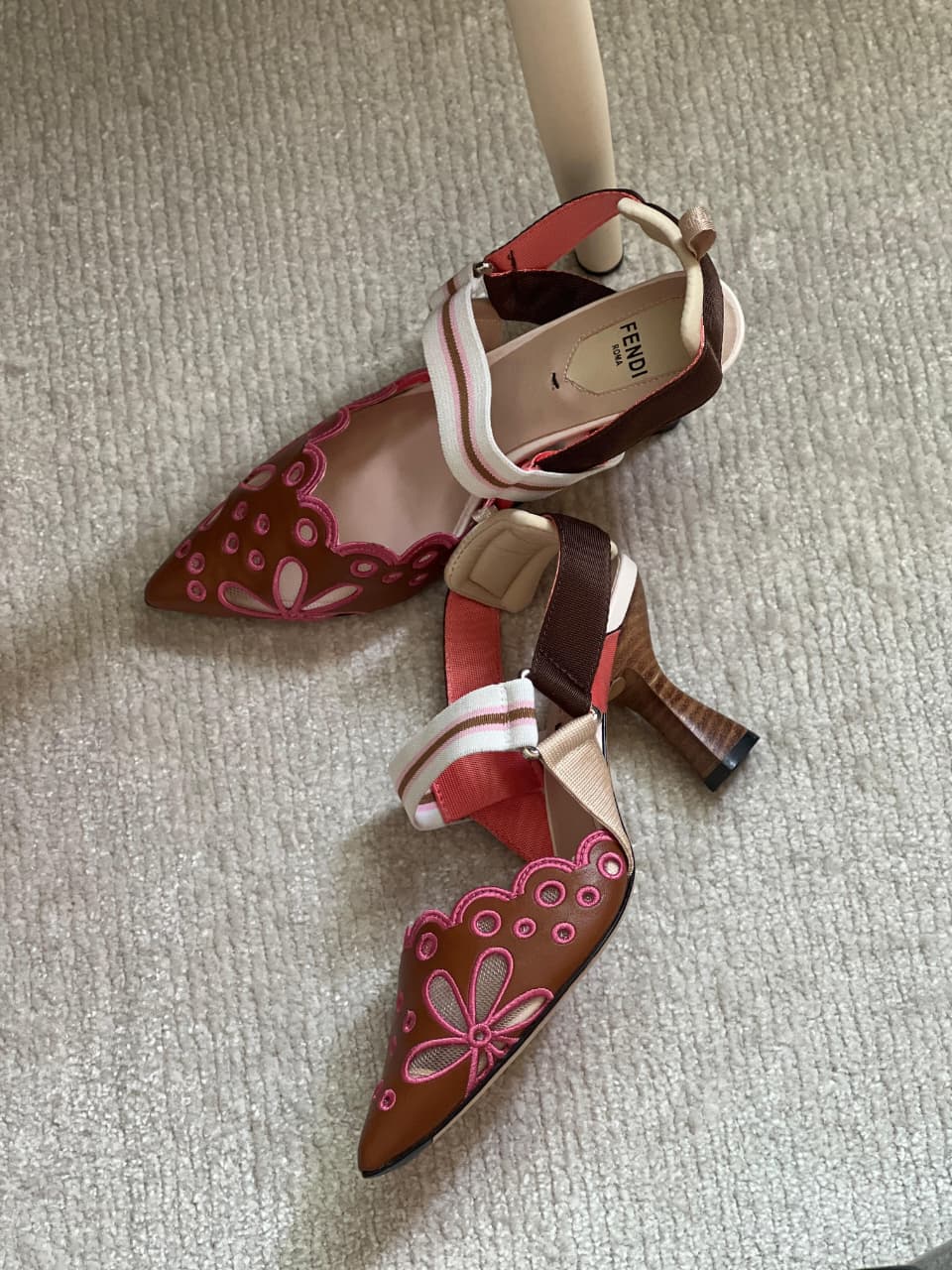 FENDI Colibrì slingback pumps