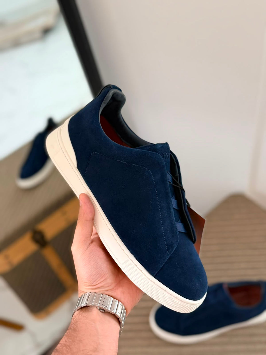 Zegna Triple Stitch Sneakers