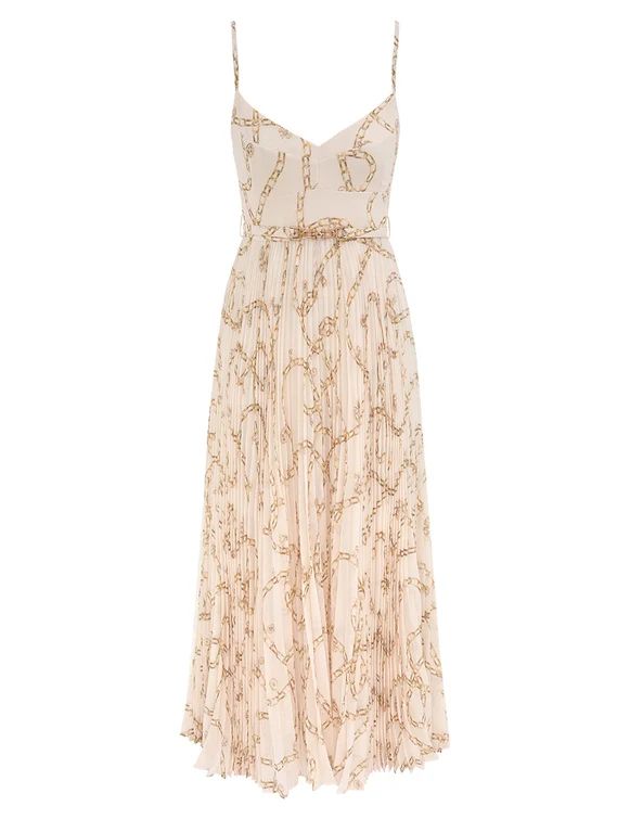Zimmermann Sunray Pleated Picnic Dress