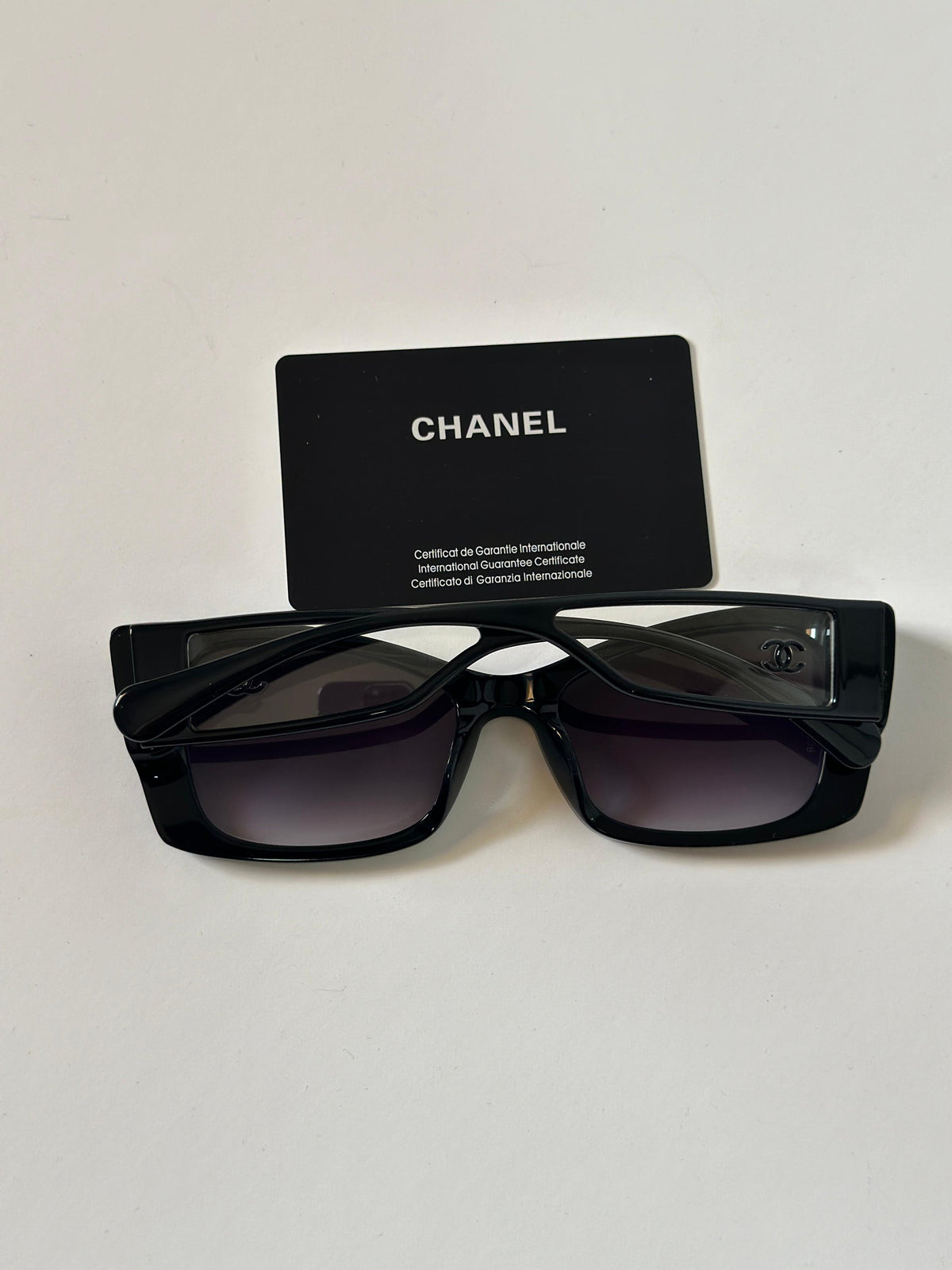 Chanel Acetate CC Rectangle Sunglasses