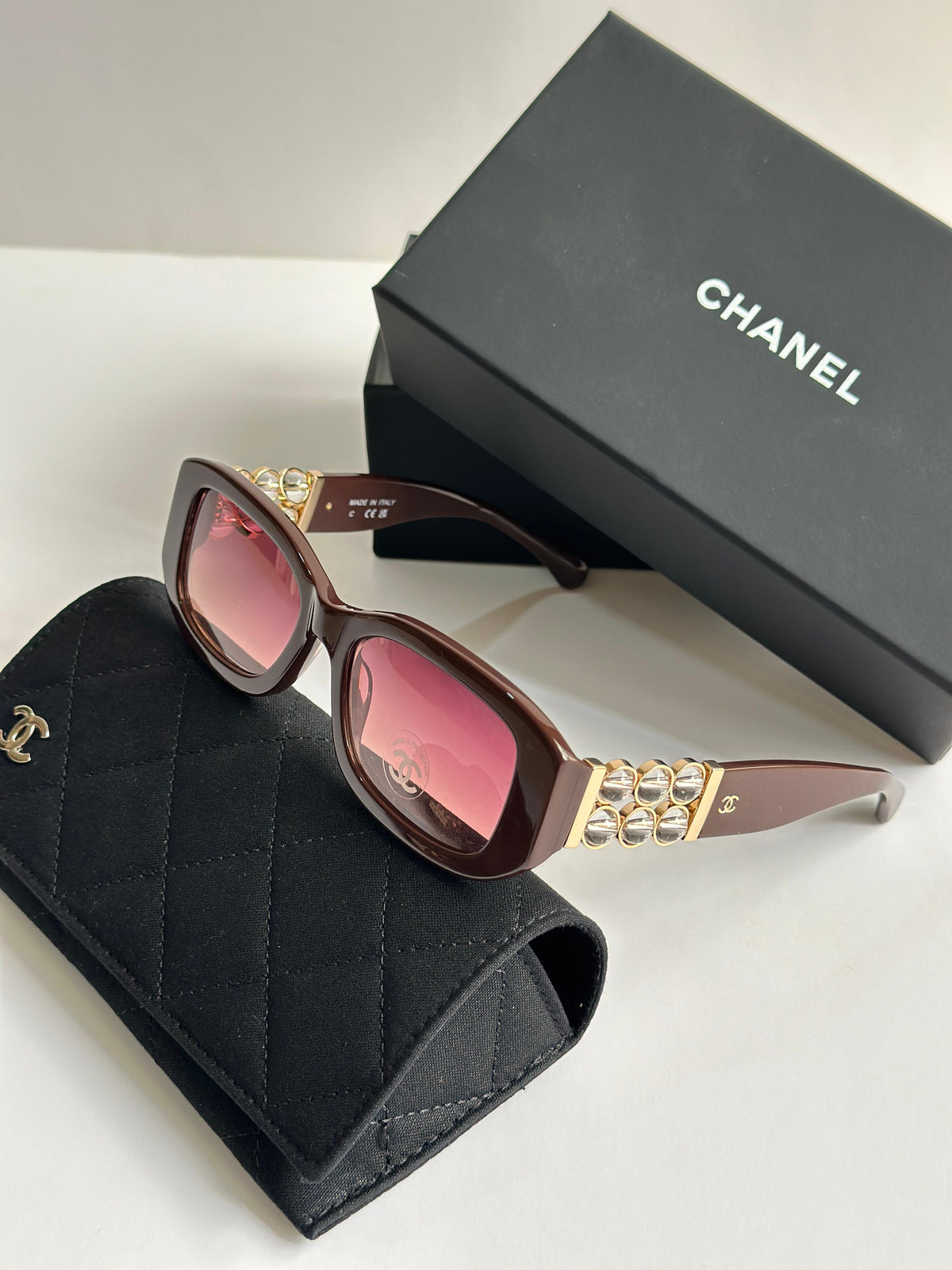 CHANEL Oval Sunglasses