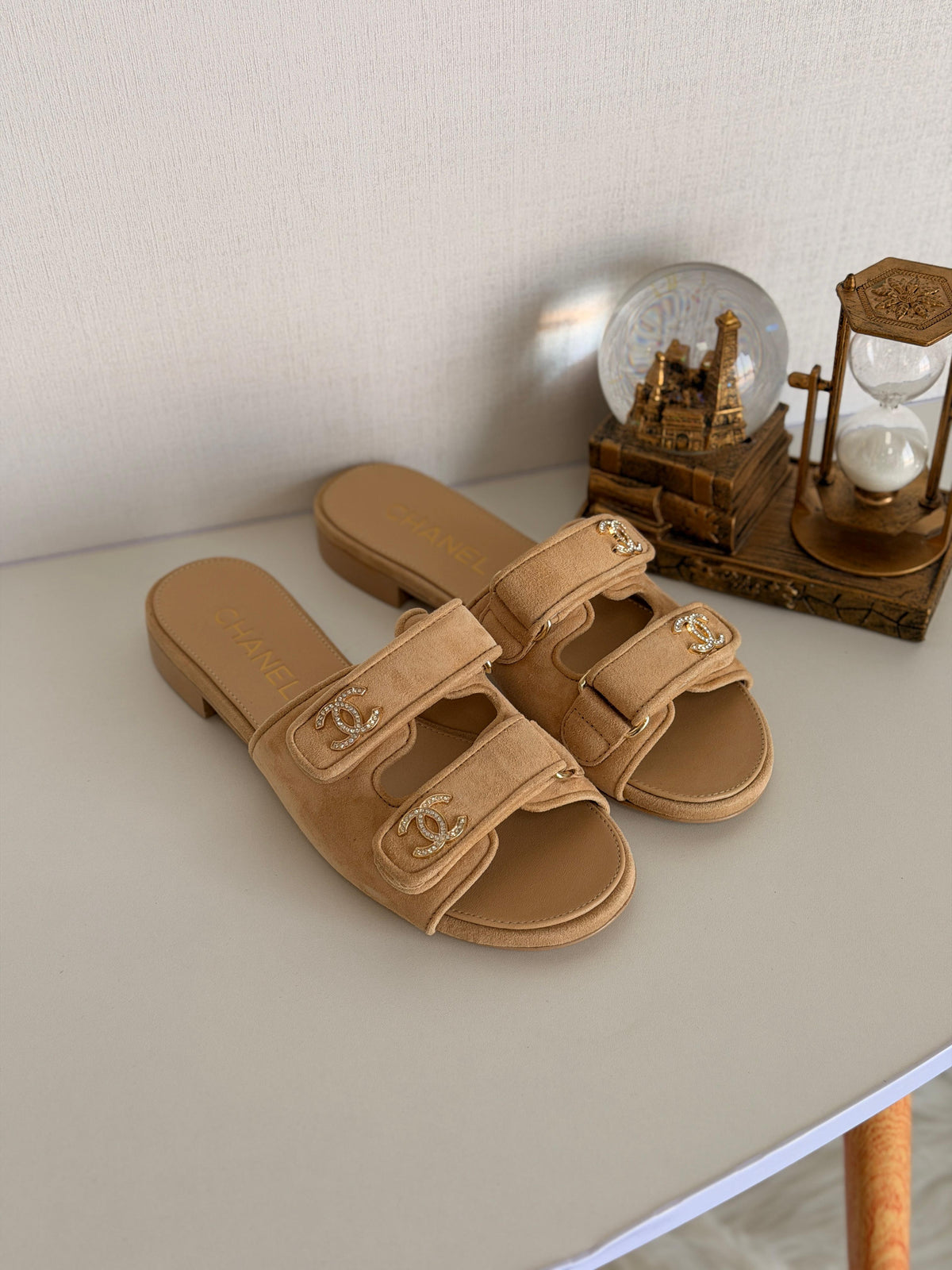 Chanel Mules - Suede kidskin.