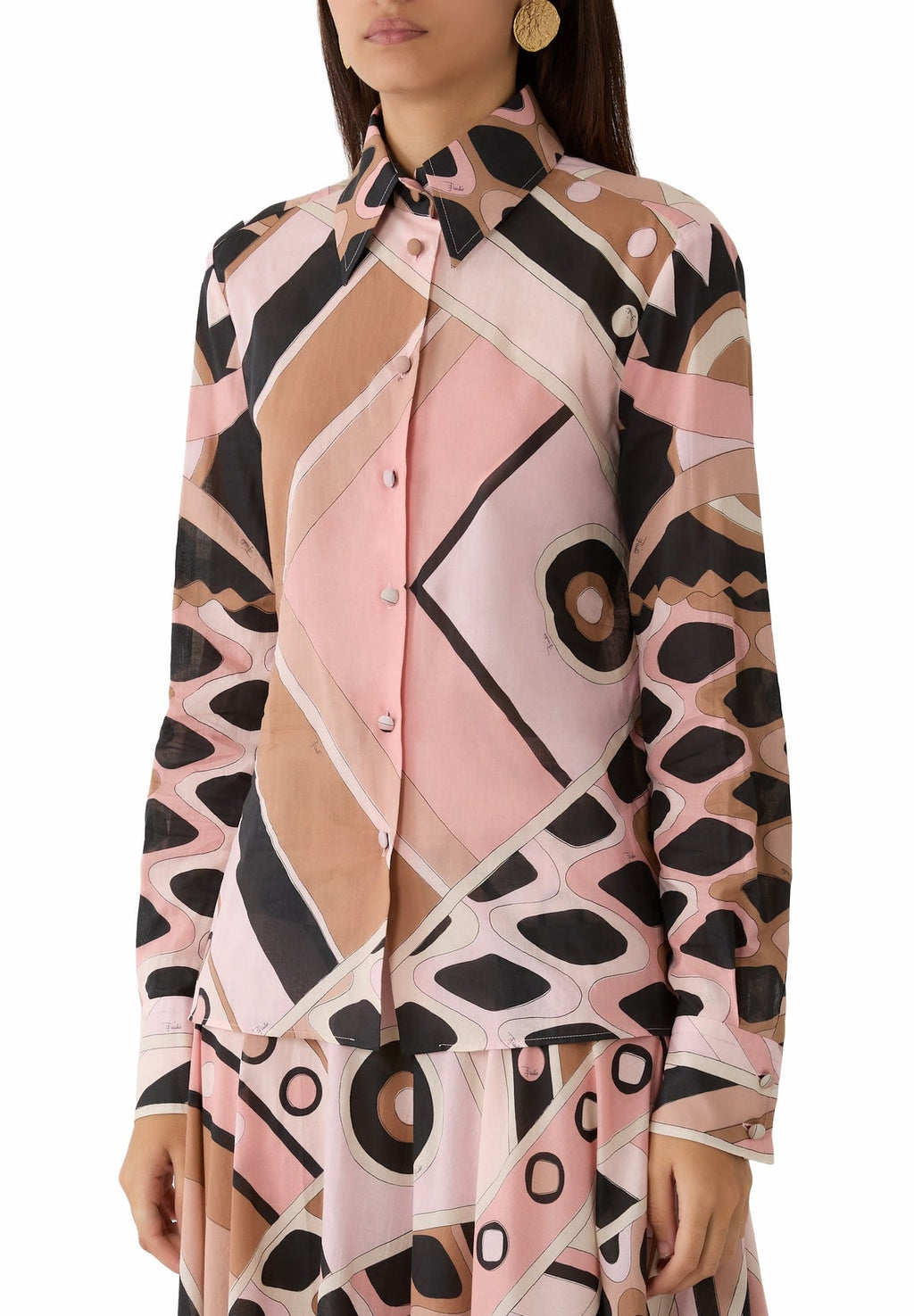 Buy Pucci Pink Vivara-print Shirt set