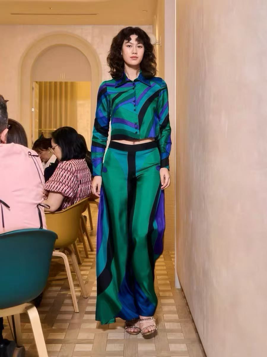 PUCCI Maddalena-print wide-leg Set