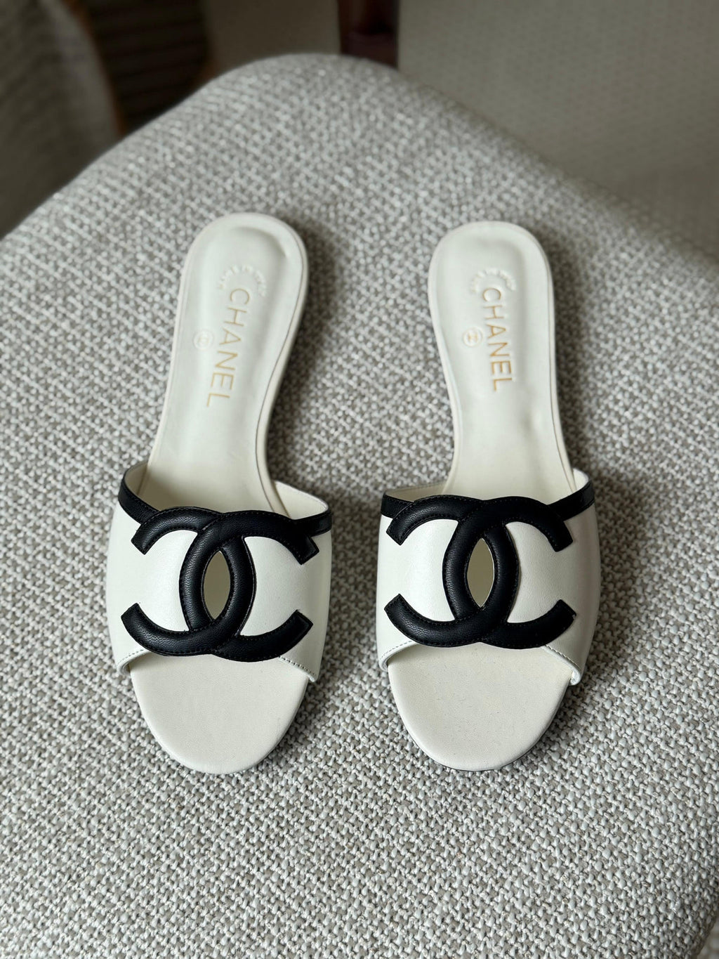 Chanel Lambskin Sandals