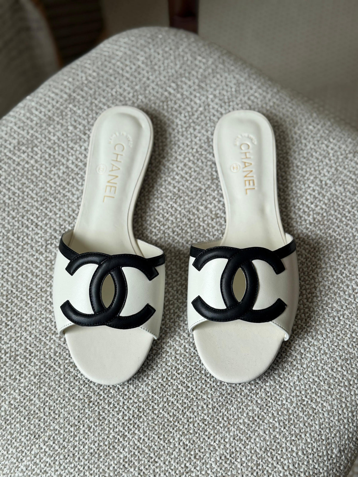 Chanel Lambskin Sandals