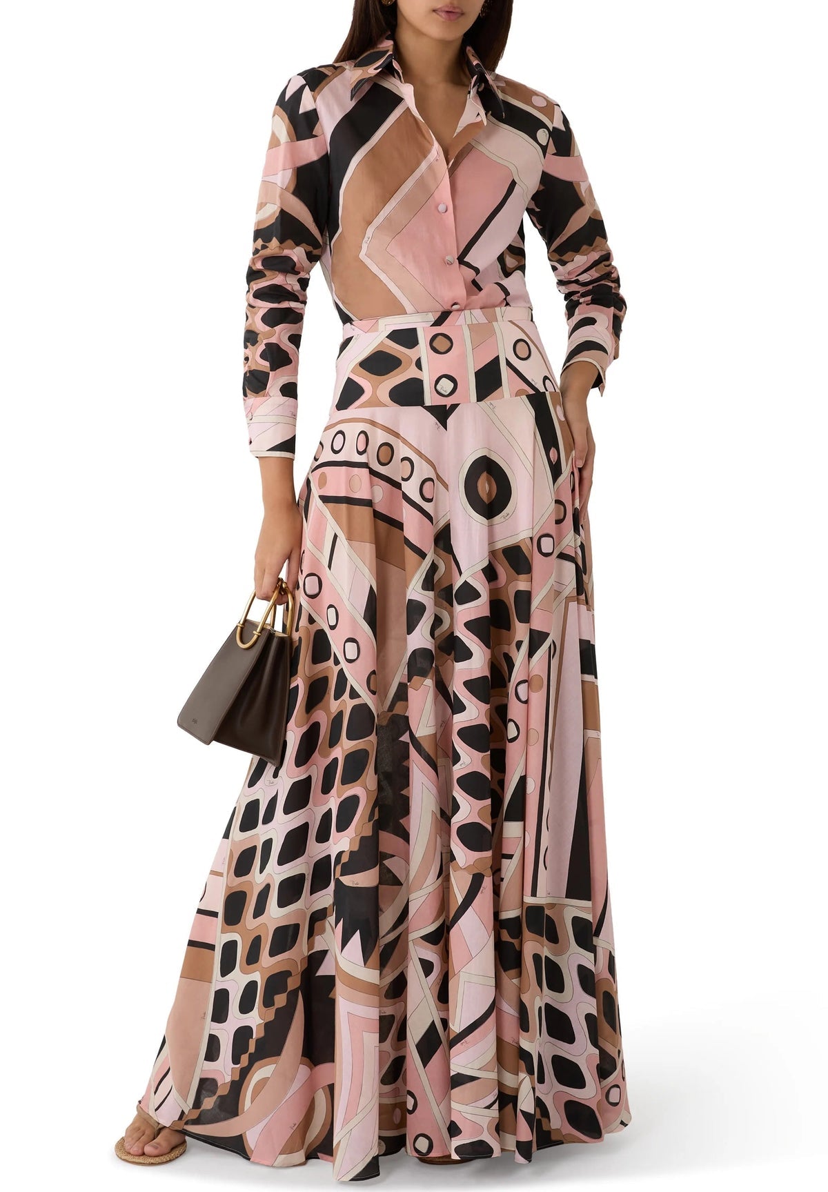 Buy Pucci Pink Vivara-print Shirt set