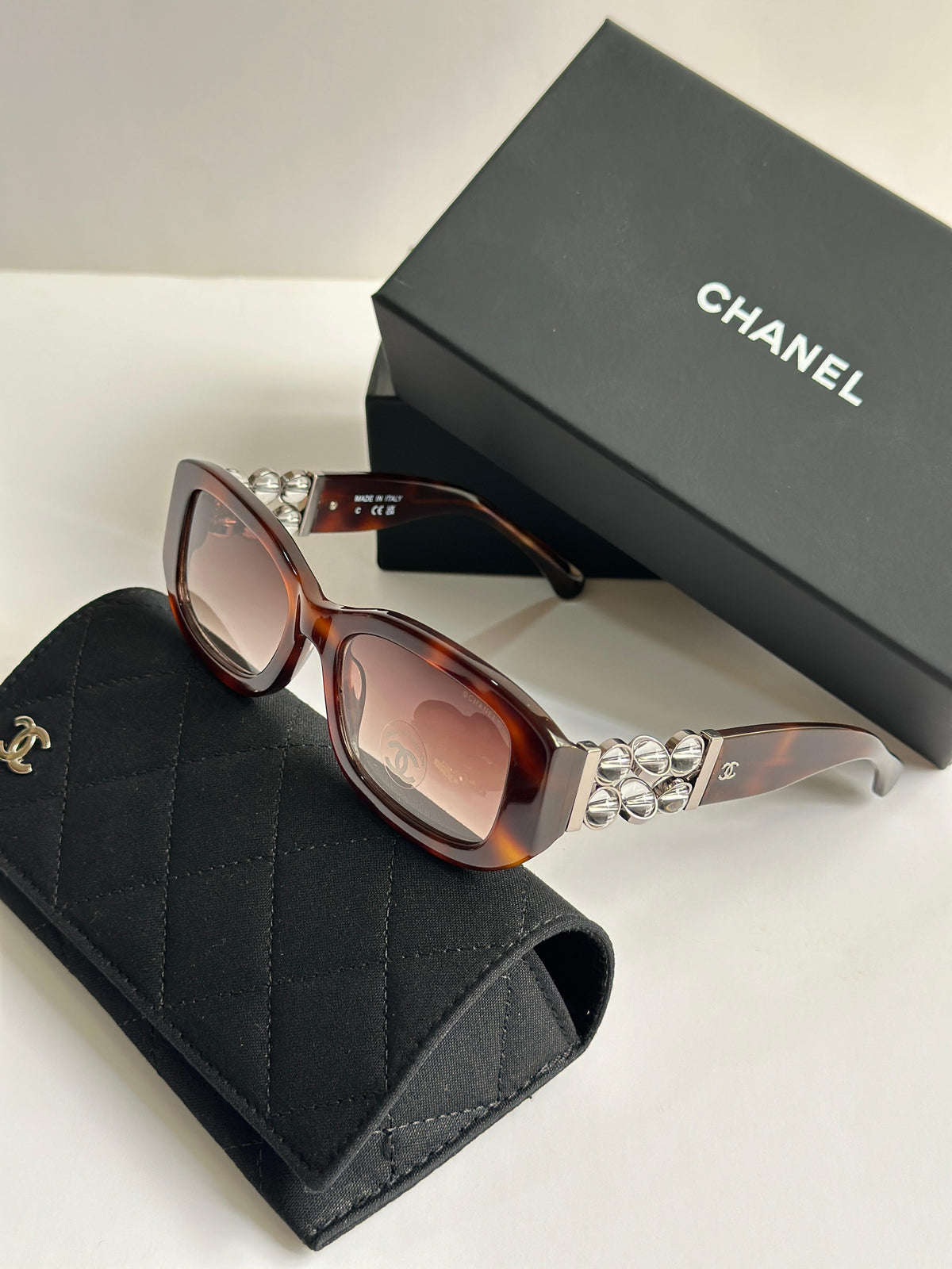 CHANEL Oval Sunglasses