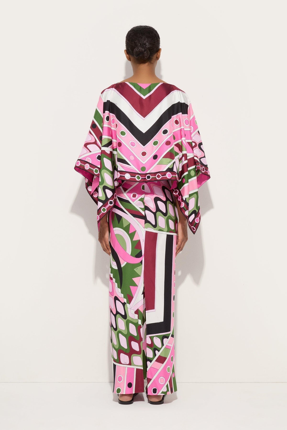 Pucci Pink Vivara-print Maxi Dress