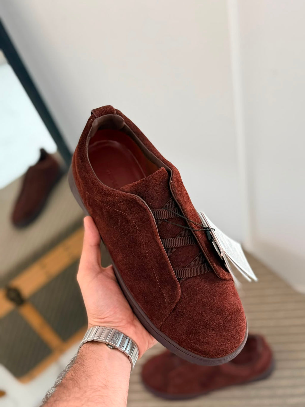 Zegna Triple Stitch Sneakers