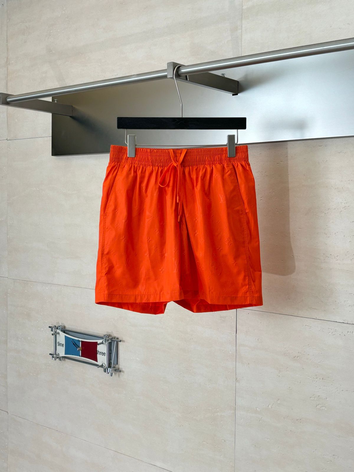Louis Vuitton Monogram Moire Jacquard Silk Shorts