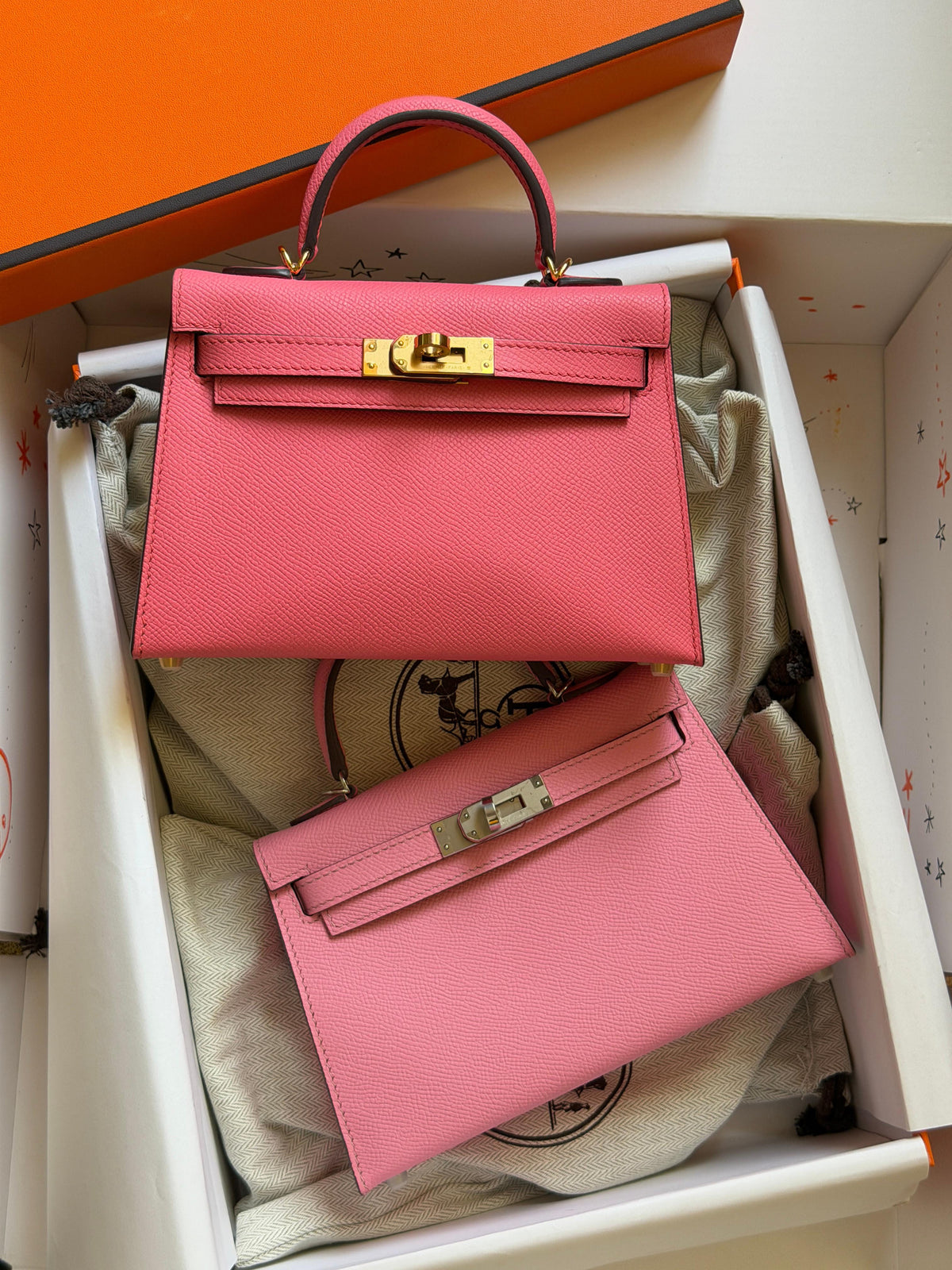 Hermes Mini Kelly 19cm Hand Made