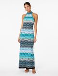 Missoni zigzag-knit Halterneck Dress