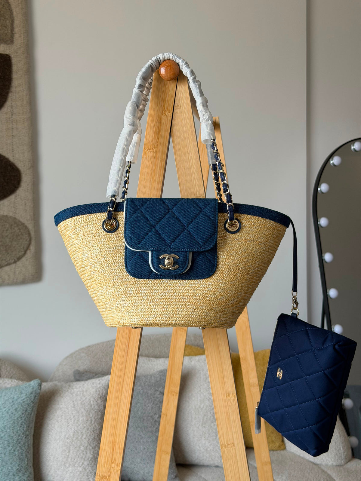 Chanel Coco Beach Shopping Tote Bag