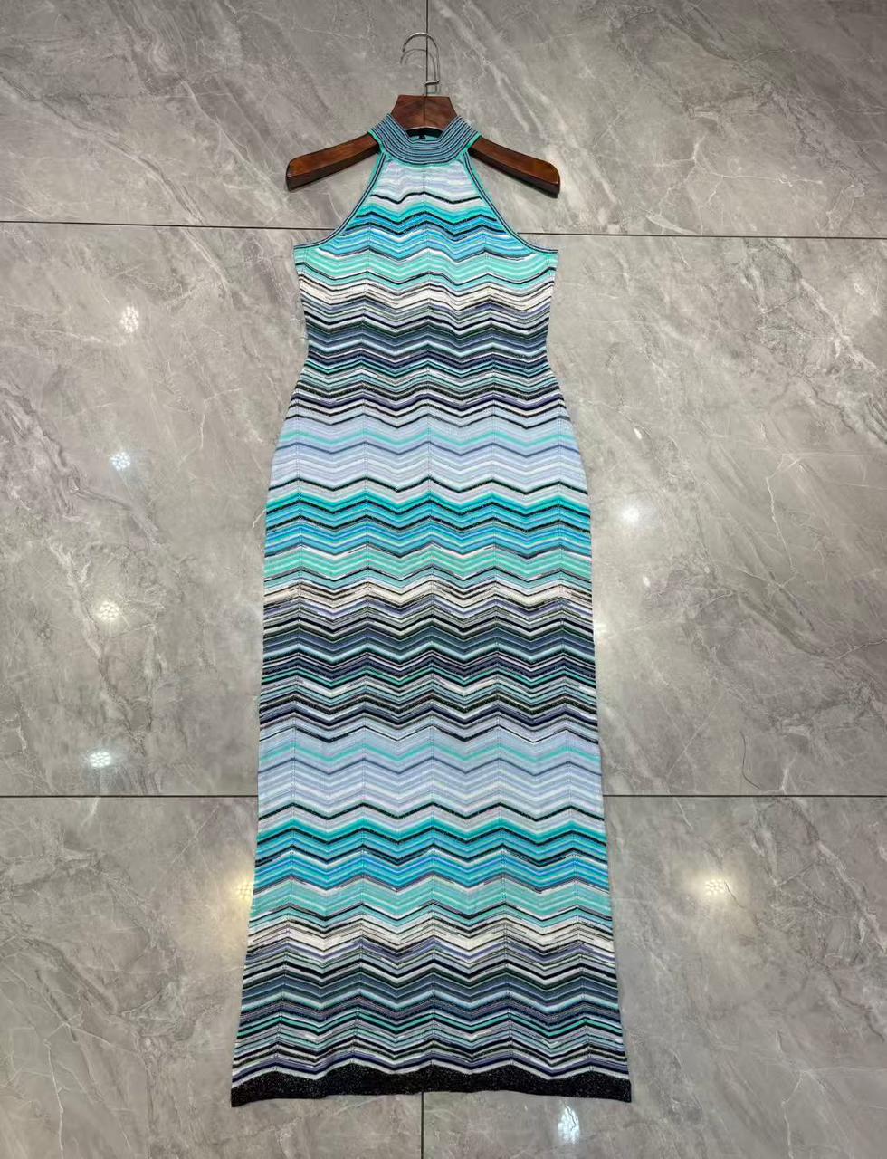 Missoni zigzag-knit Halterneck Dress