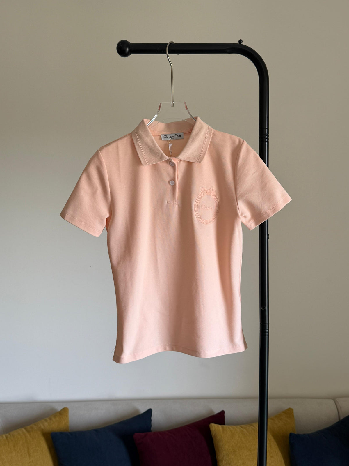 Dior Médaillon Embroidered Polo Shirt