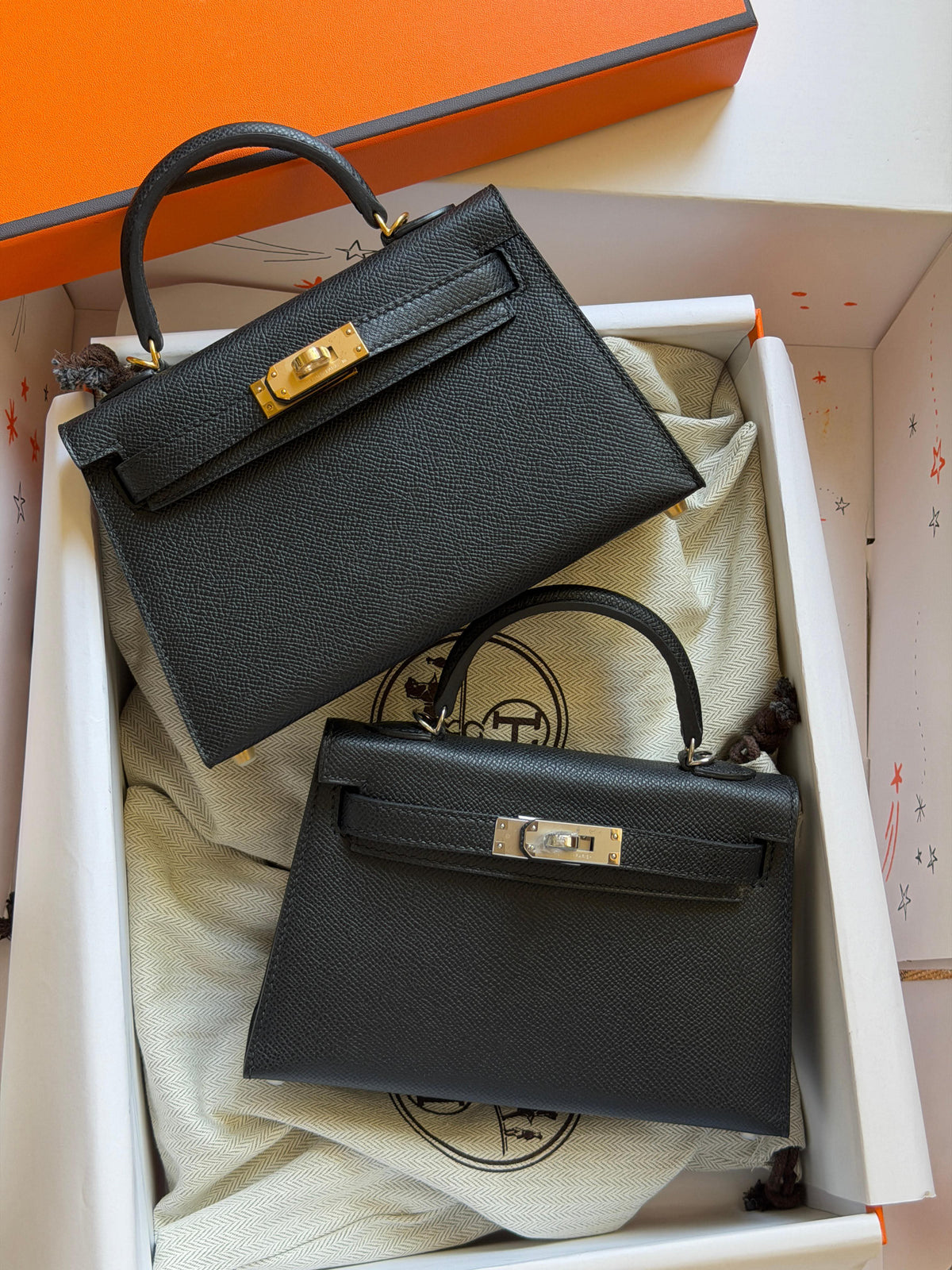 Hermes Mini Kelly 19cm Hand Made