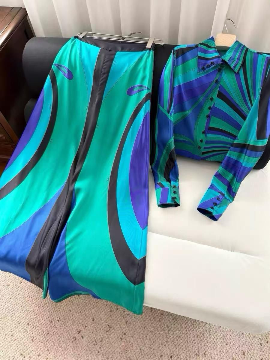 PUCCI Maddalena-print wide-leg Set