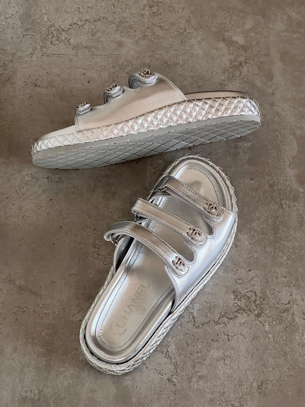 Chanel Laminated Lambskin