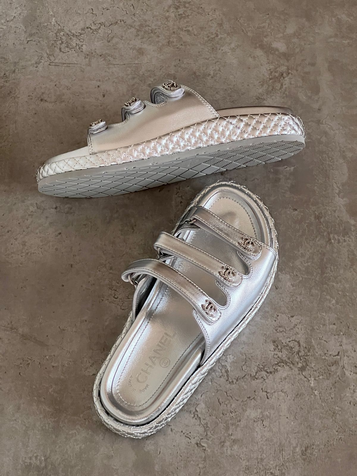 Chanel Laminated Lambskin