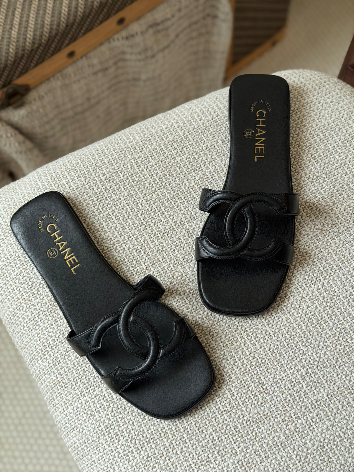 Chanel Laminated Calfskin