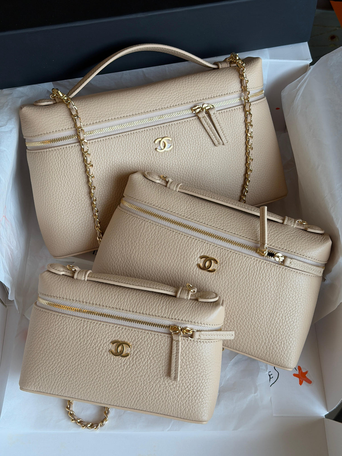 Chanel Vanity Case With Chain Size small