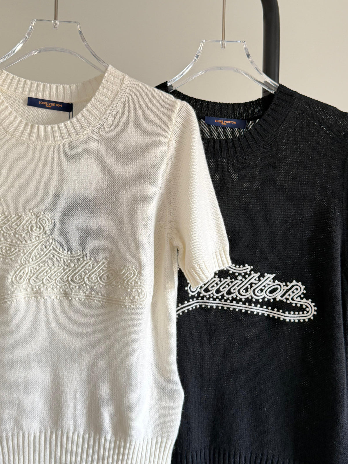 LV Embroidered Signature Knit Top