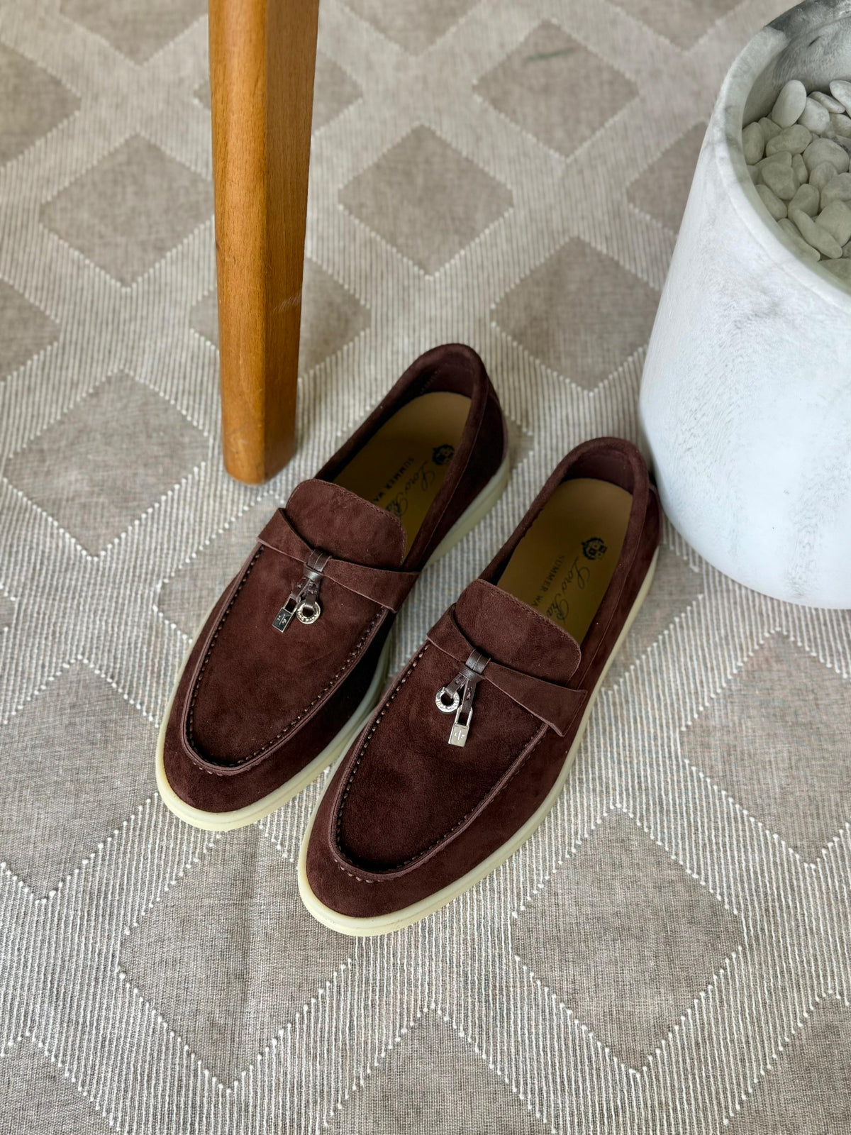 LORO PIANA Summer Charms Walk Loafers
