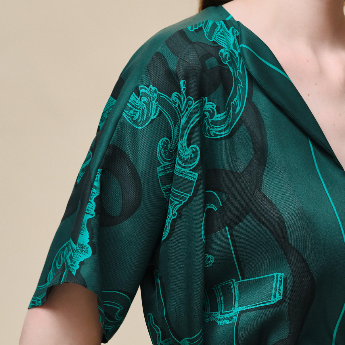 Hermes Ferronnerie Remix" caftan