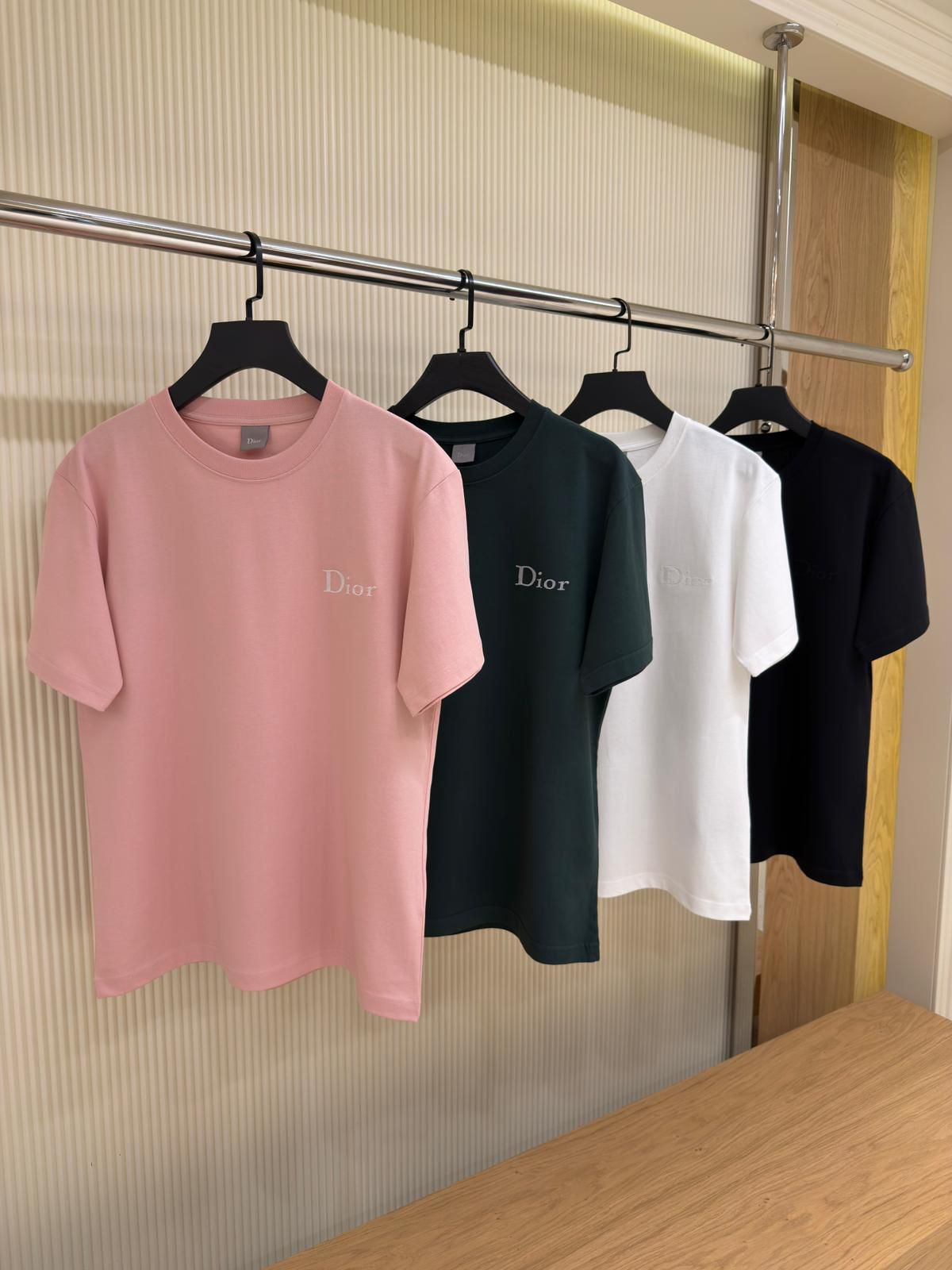 T-Shirt with Dior Embroidery, Relaxed Fit
